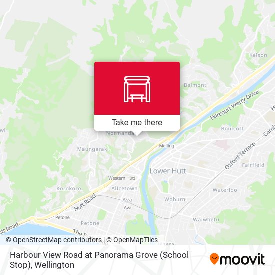 Harbour View Road at Panorama Grove (School Stop) map