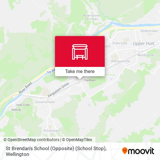 St Brendan's School (Opposite) (School Stop) map