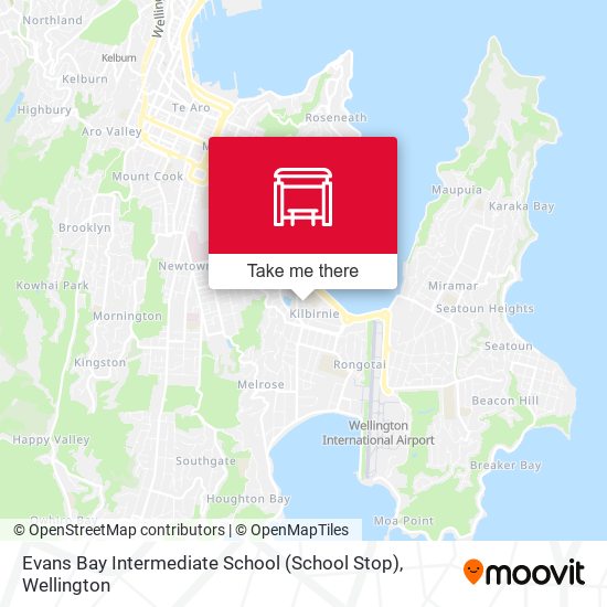 Evans Bay Intermediate School (School Stop) map