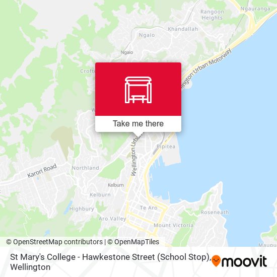 St Mary's College - Hawkestone Street (School Stop) map