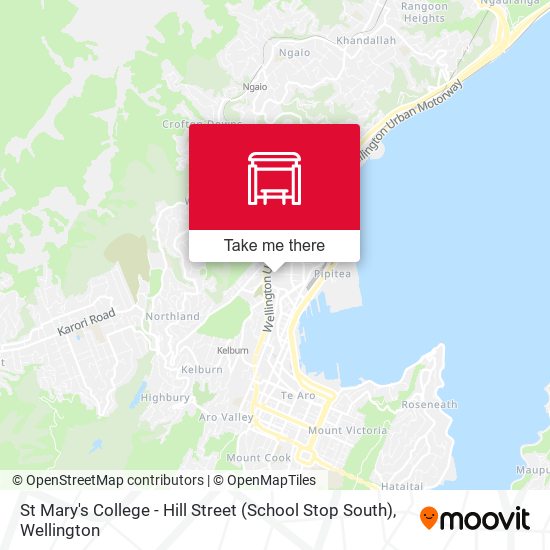 St Mary's College - Hill Street (School Stop South) map