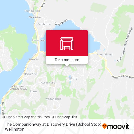 The Companionway at Discovery Drive (School Stop) map