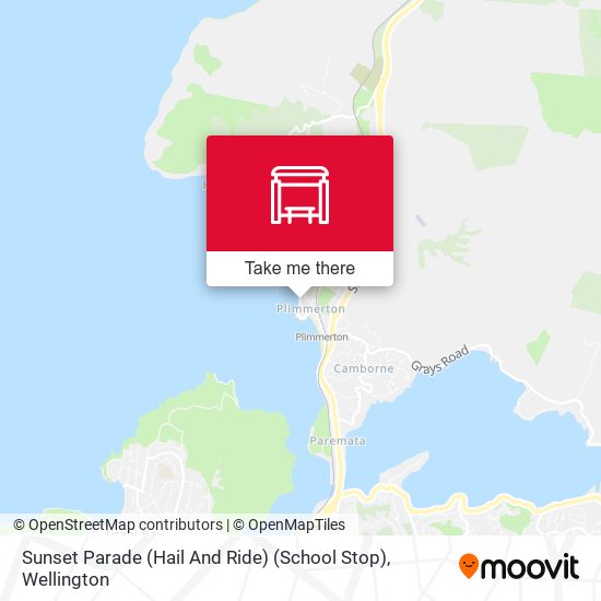 Sunset Parade (Hail And Ride) (School Stop) map