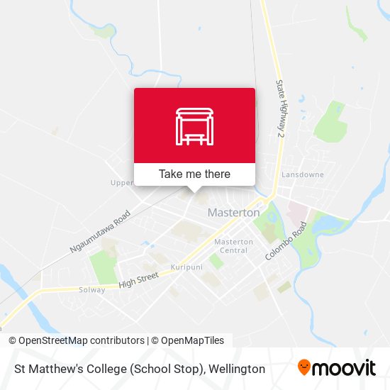 St Matthew's College (School Stop) map