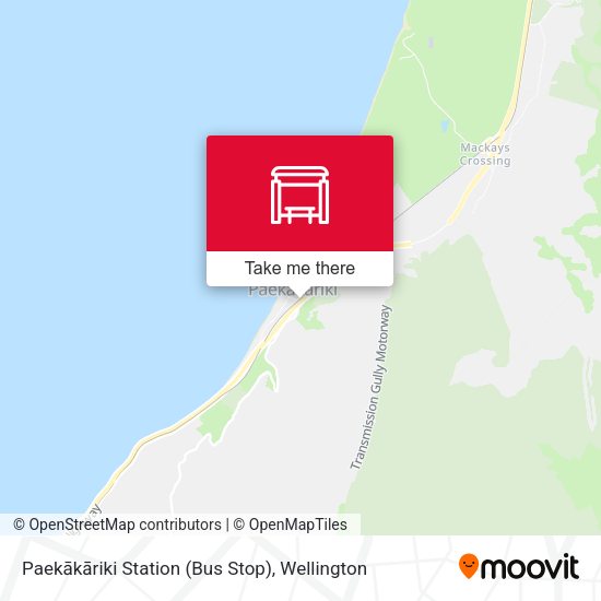 Paekākāriki Station (Bus Stop) map