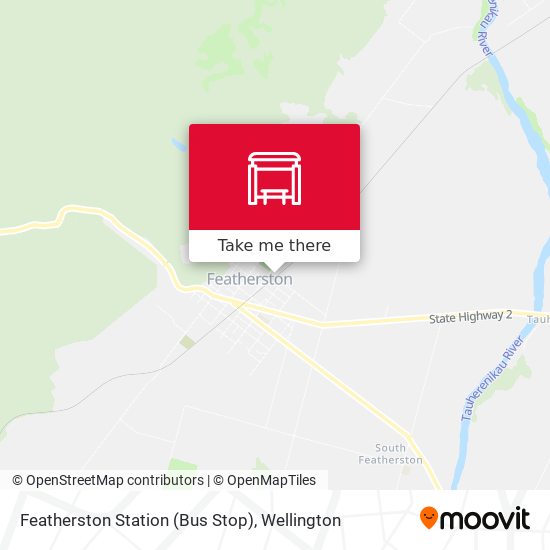 Featherston Station (Bus Stop) map