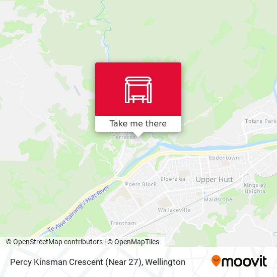 Percy Kinsman Crescent (Near 27) map