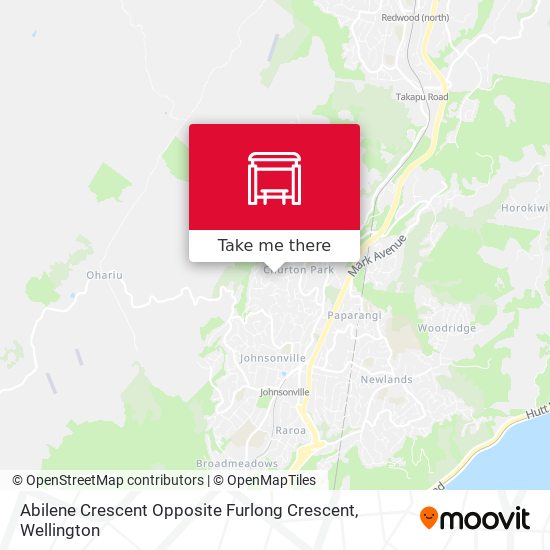 Abilene Crescent Opposite Furlong Crescent map