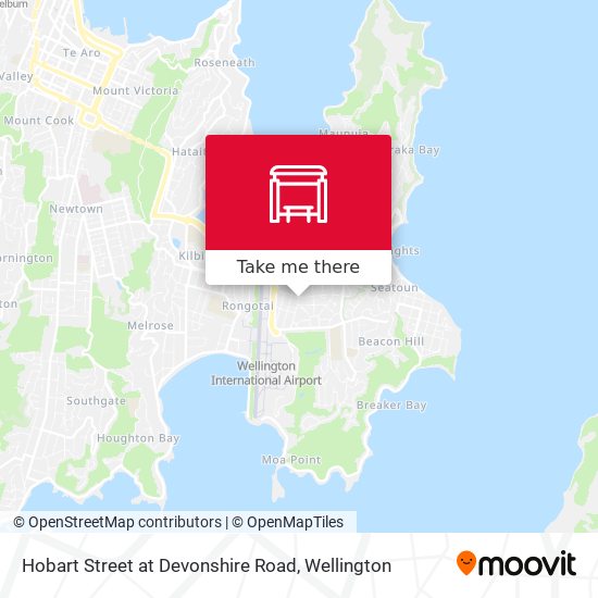 Hobart Street at Devonshire Road map