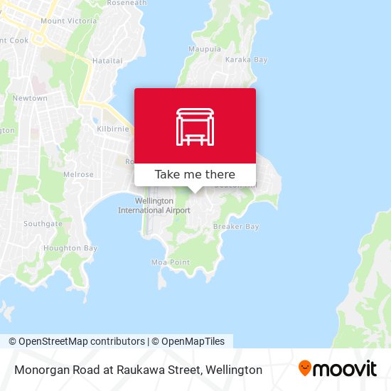 Monorgan Road at Raukawa Street map