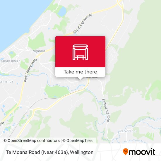 Te Moana Road (Near 463a)地图