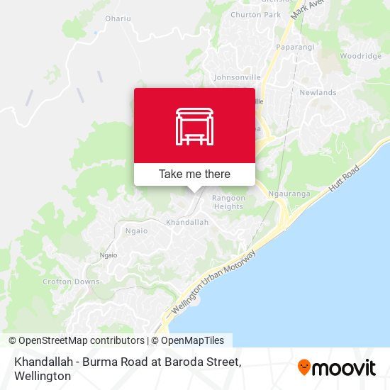Khandallah - Burma Road at Baroda Street map