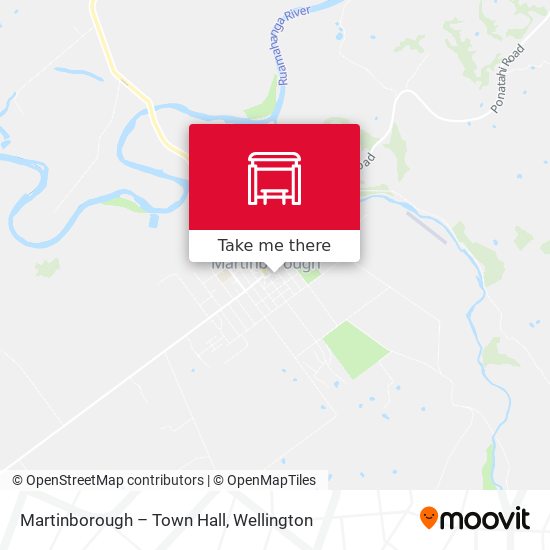 Martinborough – Town Hall map