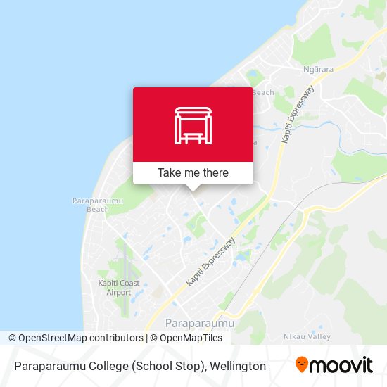 Paraparaumu College (School Stop) map