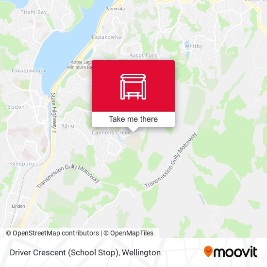 Driver Crescent (School Stop) map