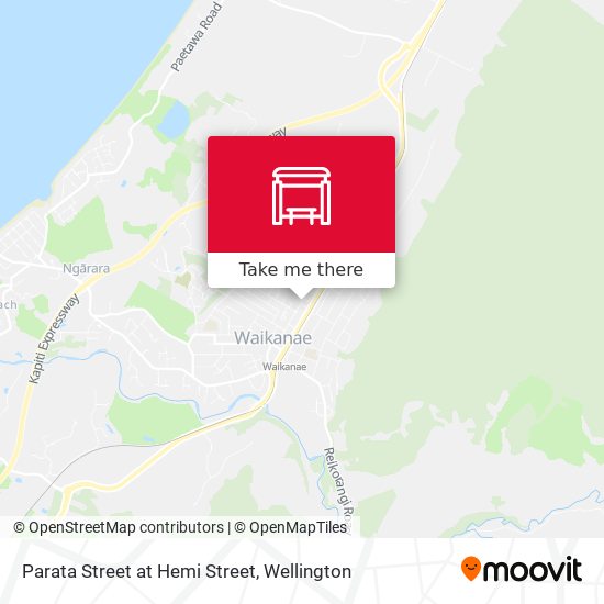 Parata Street at Hemi Street map