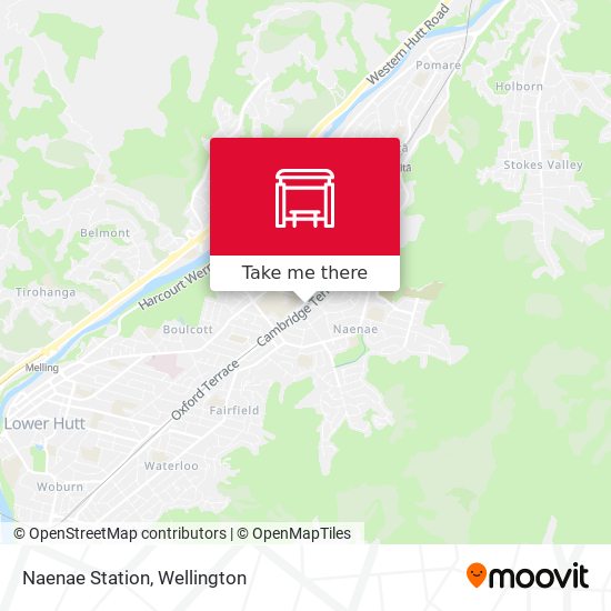 Naenae Station map