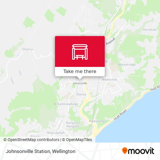 Johnsonville Station map