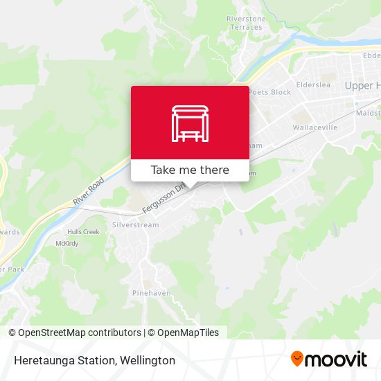 Heretaunga Station map