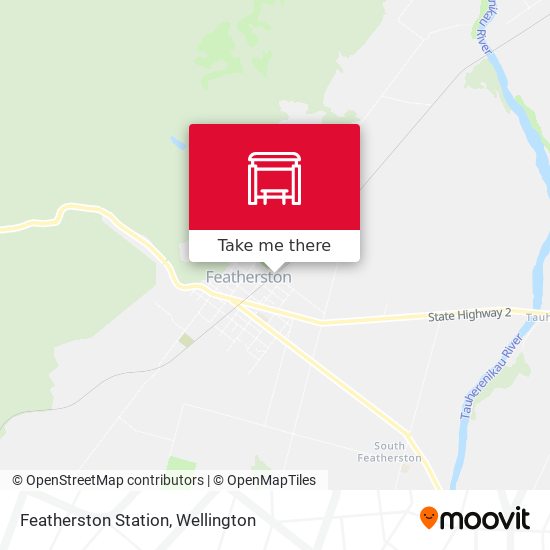 Featherston Station map