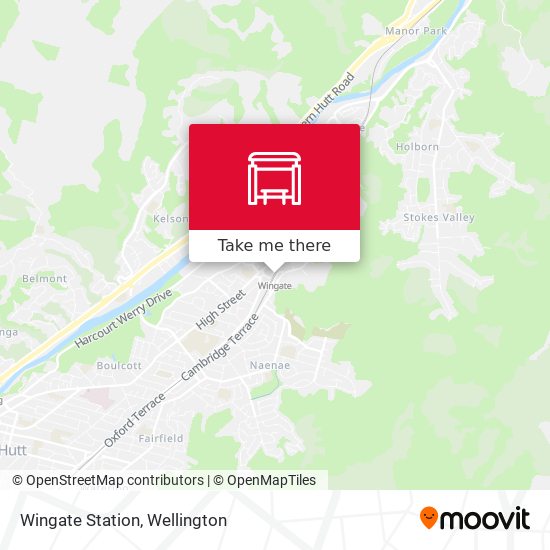 Wingate Station map