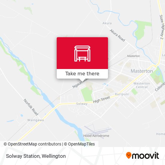 Solway Station map