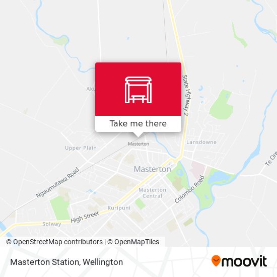 Masterton Station地图