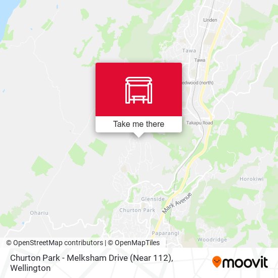 Churton Park - Melksham Drive (Near 112) map