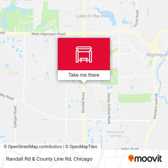 Mapa de Randall Rd & County Line Rd