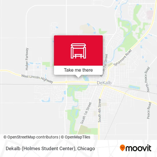 Dekalb (Holmes Student Center) map