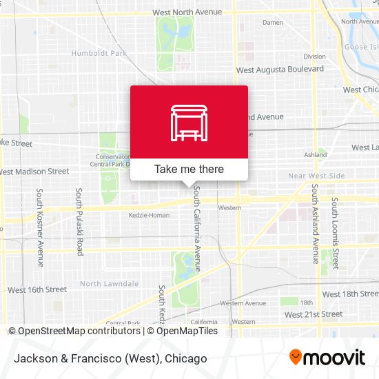 Jackson & Francisco (West) map