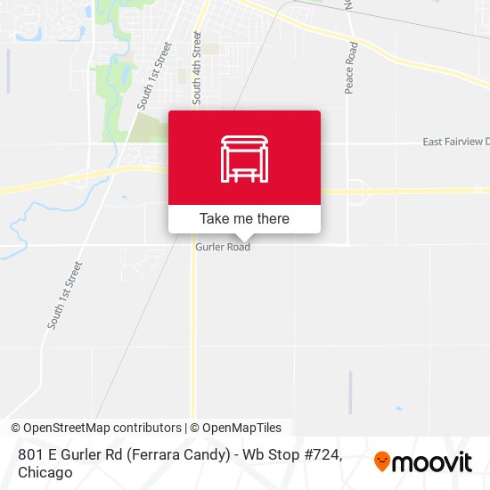 801 E Gurler Rd (Ferrara Candy) - Wb Stop #724 map