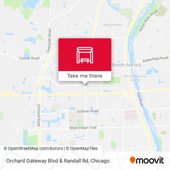 Mapa de Orchard Gateway Blvd & Randall Rd
