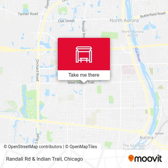 Randall Rd & Indian Trail map