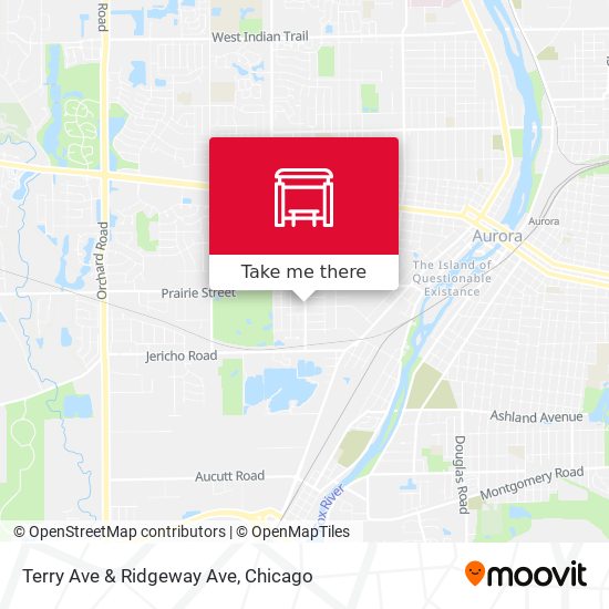 Terry Ave & Ridgeway Ave map