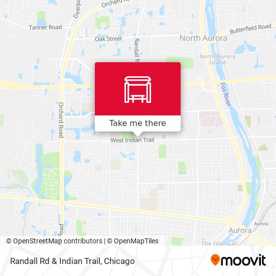 Randall Rd & Indian Trail map
