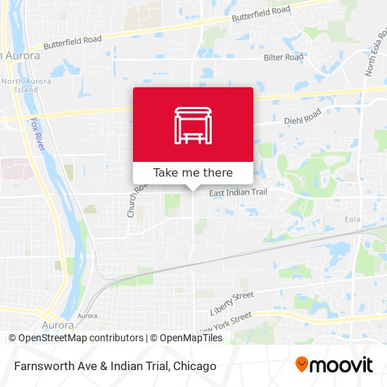 Farnsworth Ave & Indian Trial map