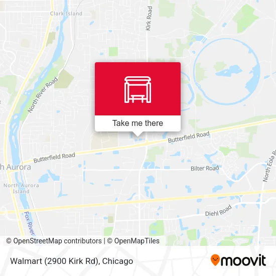 Mapa de Walmart (2900 Kirk Rd)