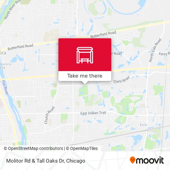 Mapa de Molitor Rd & Tall Oaks Dr