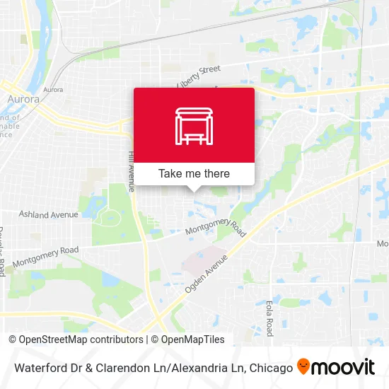 Waterford Dr & Clarendon Ln / Alexandria Ln map