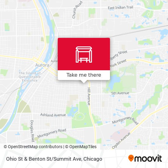 Ohio St & Benton St/Summit Ave map