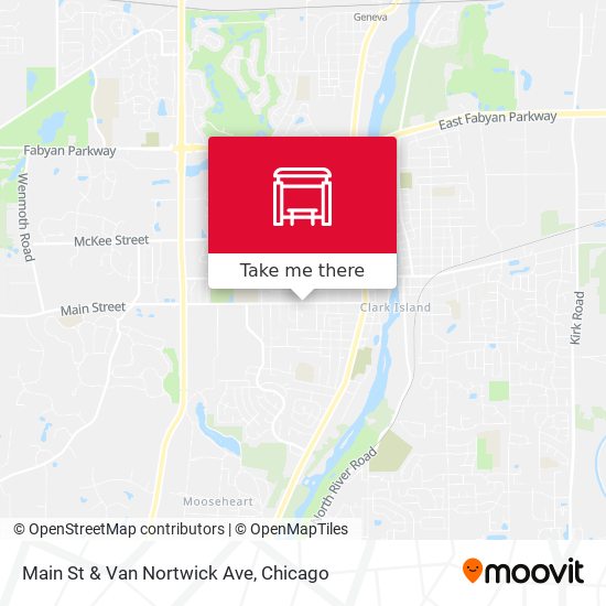 Main St & Van Nortwick Ave map