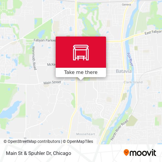 Main St & Spuhler Dr map