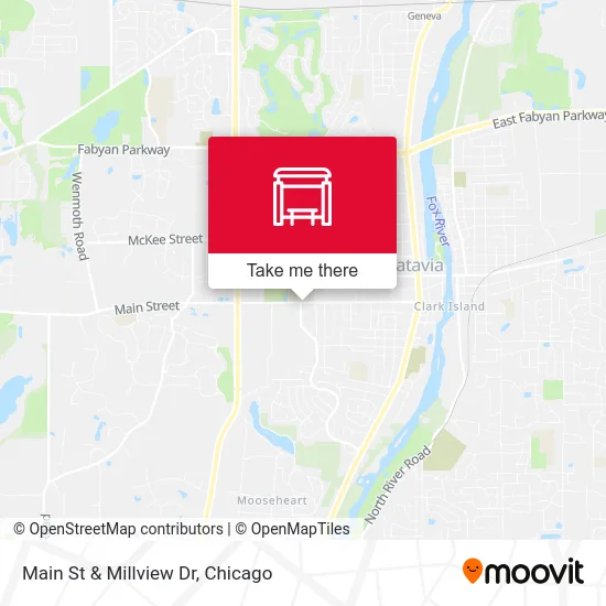 Main St & Millview Dr map