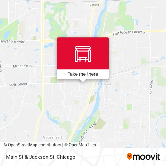 Main St & Jackson St map