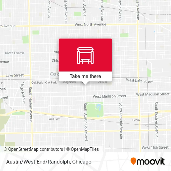 Austin/West End/Randolph map