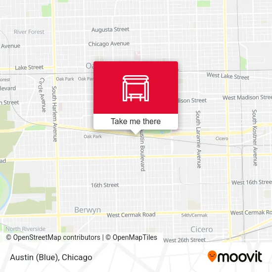 Austin (Blue) map
