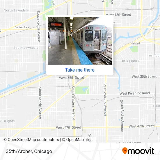Mapa de 35th/Archer