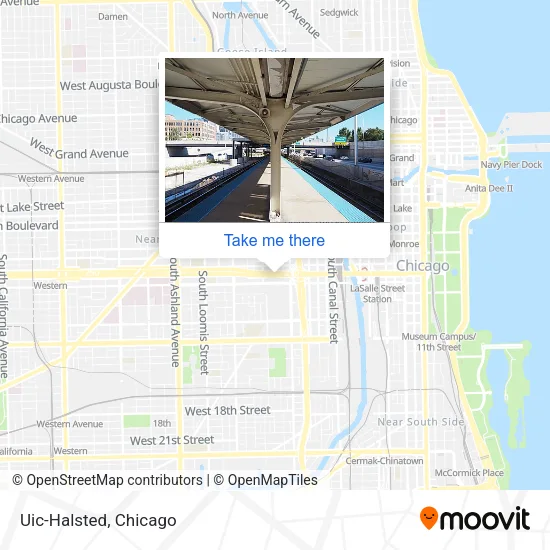 Uic-Halsted map