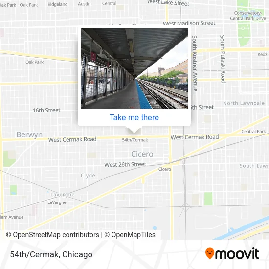 Mapa de 54th/Cermak